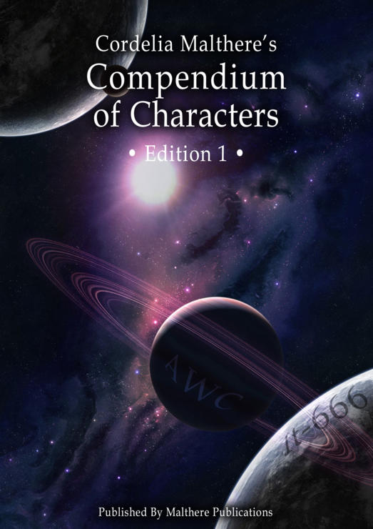 Where can i buy this book? Cordelia Malthere's Compendium of Characters book cover