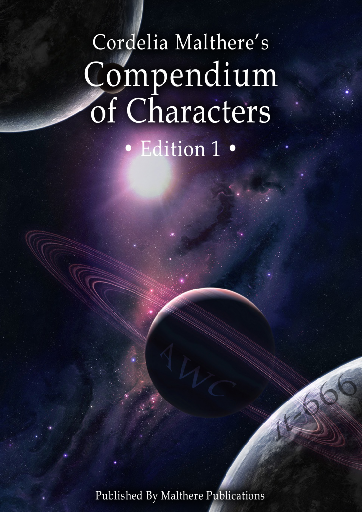 Where can i buy this book? Cordelia Malthere's Compendium of Characters book cover